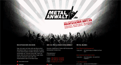 Desktop Screenshot of metal-anwalt.de